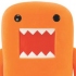 Domo-Kun Orange Flocked Figure Ver.