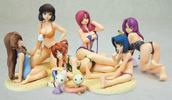 фотография Please! Teacher One Coin Figure Series: Kaede Misumi Green Swimsuit Ver.