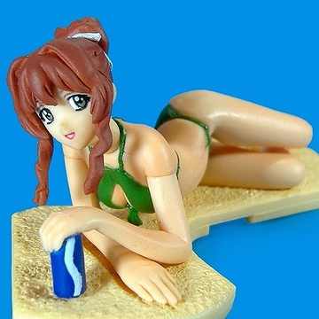 главная фотография Please! Teacher One Coin Figure Series: Kaede Misumi Green Swimsuit Ver.