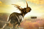 фотография Dinosauria Styracosaurus Statue
