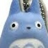 Totoro Flocked Key Chain: Medium Totoro