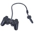 Playstation Controller Type Earphone Jack Mascot: Black