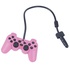 Playstation Controller Type Earphone Jack Mascot: Pink