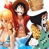 One Piece Noodle Figure: Monkey D. Luffy, Nami and Brook