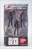 фотография The Walking Dead 5 Inch Action Figure TV Series 3: Bloody B&W Michonne & Pet Zombies 3-Pack