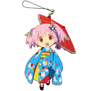 главная фотография Mahou Shoujo Madoka★Magica SD Rubber Strap Set Kimono Ver: Kaname Madoka Maiko ver.