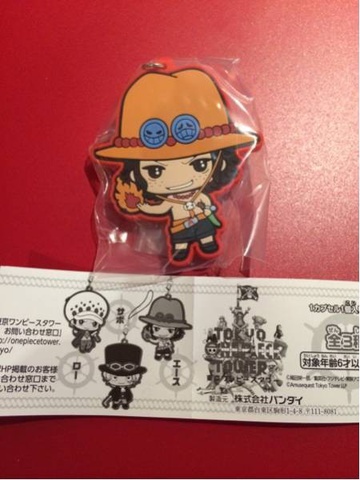главная фотография One Piece ~Franky the H E N T A I! Pinball~ Rubber Strap: Portgas D. Ace