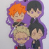 Ichiban Kuji Haikyuu!! ~ Gekitou Zenryoku! Kyuusoku Zenryoku! ~: Hinata Shouyou, Kageyama Tobio, Tsukishima Kei, Yamaguchi Tadashi Rubber Mascot