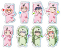 фотография Binan Koukou Chikyuu Bouei-bu LOVE! Acrylic Badge Parkas ver.: Ibushi Arima