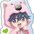 Binan Koukou Chikyuu Bouei-bu LOVE! Acrylic Badge Parkas ver.: Atsushi Kinugawa