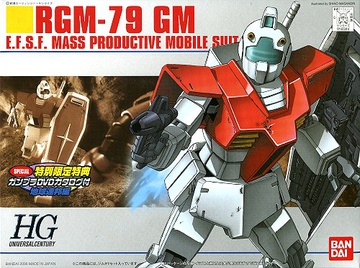 главная фотография HGUC RGM-79 GM Gunpla DVD Catalogue