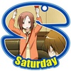 фотография Isshuukan Friends Trading Metal Charm Keychain: Saturday