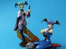 фотография Yujin Vampire Savior Darkstalkers Morrigan & Lilith Mini Figure: Morrigan