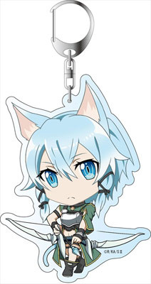 главная фотография Sword Art Online II Deka Keychain: Sinon ALO ver.