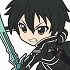 Pic-Lil! Sword Art Online II Trading Rubber Strap Kirito Collection: Kirito dual blades ver.