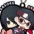 Naruto Rubber Mascot Sasuke Special : Sarada & Sasuke