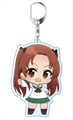 главная фотография Girls und Panzer the Movie Puni Chara Deka Keychain: Anzu Kadotani