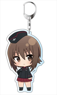 главная фотография Girls und Panzer the Movie Puni Chara Deka Keychain: Maho Nishizumi