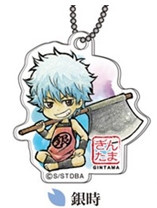 главная фотография Gintama Nippon Mukashibanashi Series Mini Acrylic Keyholder: Sakata Gintoki