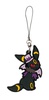 фотография Pokemon Halloween Circus Rubber Strap: Umbreon Onbat Ver.