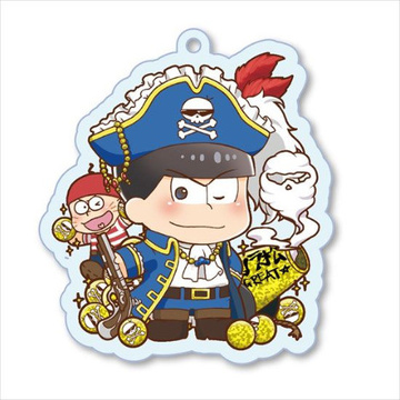 главная фотография Osomatsu-san Purisshu Trading Acrylic Keychain Pirate Ver.: Karamatsu