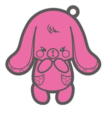 главная фотография Ao Haru Ride Trading Metal Charm Keyholder: Pink Lamune