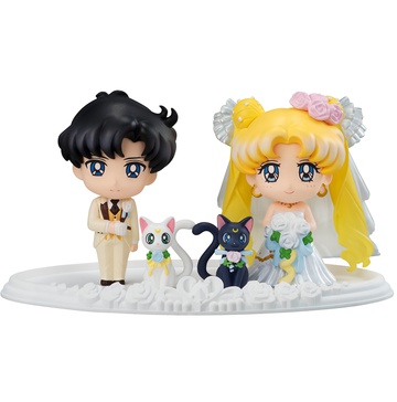 главная фотография Petit Chara! Bishoujo Senshi Sailor Moon Happy Wedding Usagi Tsukino & Mamoru Chiba