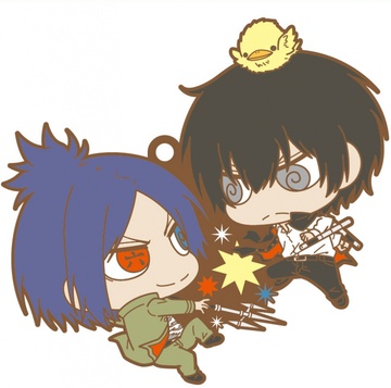 главная фотография Katekyo Hitman REBORN! Rubber Mascot Buddy Colle: Kyoya Hibari & Mukuro Rokudo