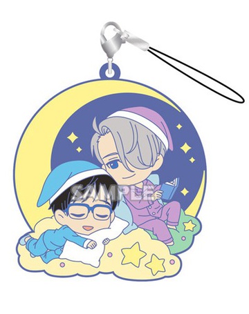 главная фотография Yuri!!! on Ice Rubber Strap RICH: Katsuki Yuri & Victor Nikiforov Oyasumi Ver.