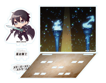 главная фотография Gekijouban Sword Art Online -Ordinal Scale- × Animate Cafe: Kirito Acrylic Diorama