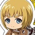 TV Anime Attack on Titan Season 3 Gororin Acrylic Keychain: Armin Arlert