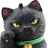 miniQ Miniature Cube Sato Kunio's Shoufuku Cat: Black Cat (Angry) Lucky Black Cat