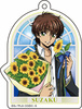 фотография Code Geass Re;surrection New Illustration Acrylic Keychain [Flower Bouquet Ver.]: Suzaku