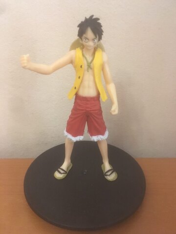 One Piece Real Figure & Stainless Steel Mug: Monkey D. Luffy