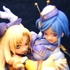 Choukun (Nanano) and Enjutsu Kouro (Miu)