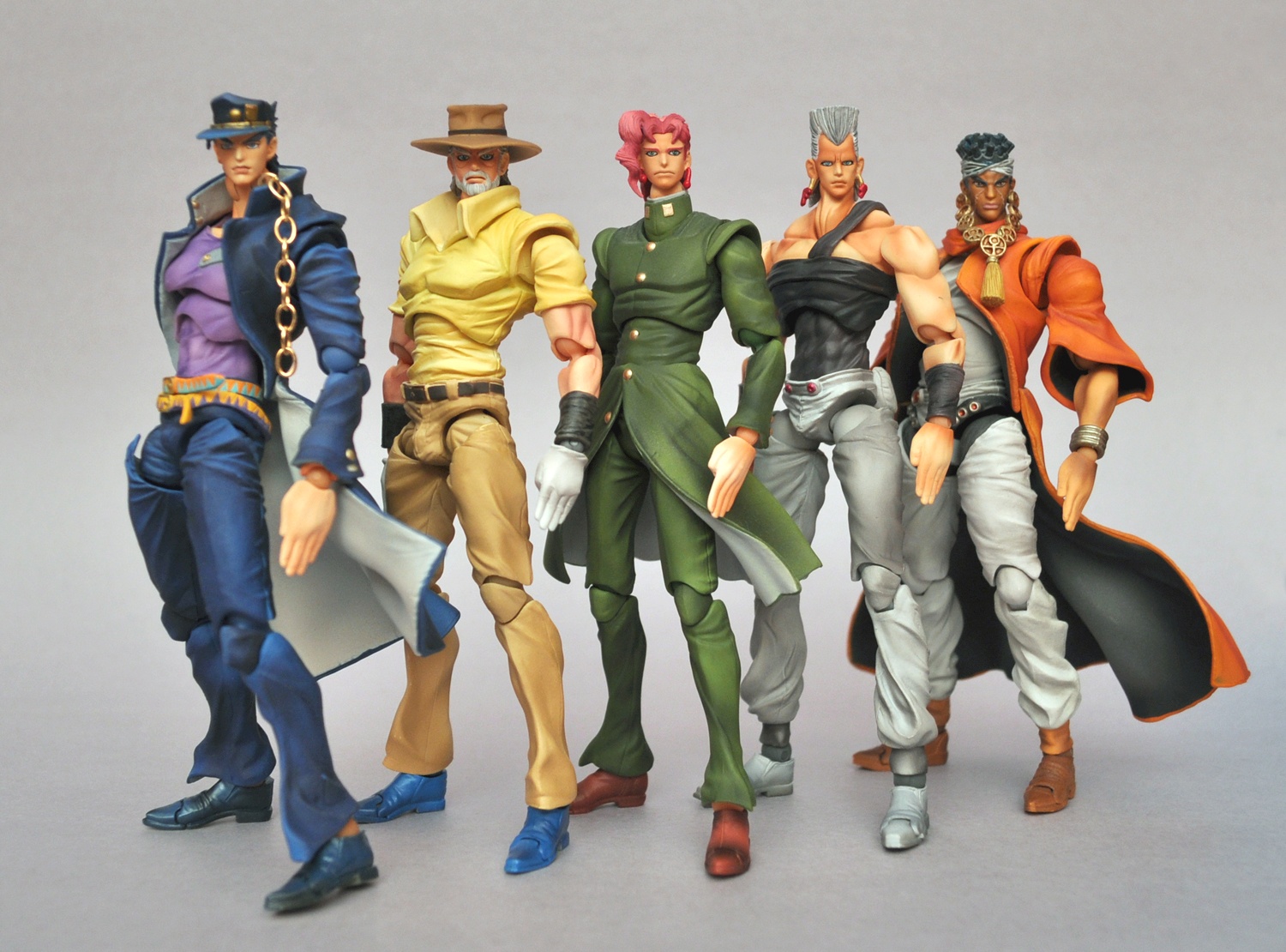 Отмеченные фигурки: Super Action Statue 4 J.P. Polnareff, Super Action Stat...