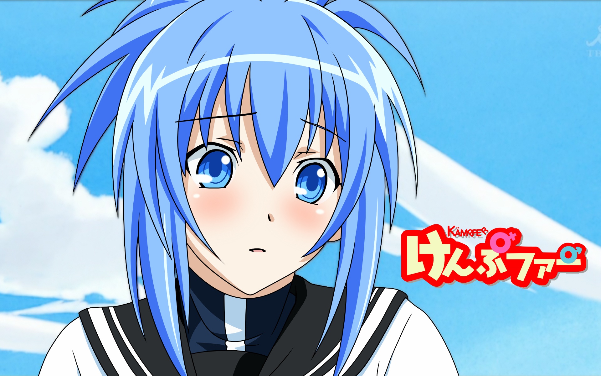 natsuru anime blue hair