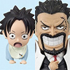 One Piece World Collectable Figure Vol.0: Monkey D. Garp & Portgas D. Ace