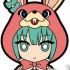 Pic-Lil! Hatsune Miku Rubber Strap #06: Hatsune Miku LOL -lots of laugh- Ver.