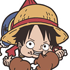 One Piece Tsumamare Pinched Keychain: Monkey D. Luffy