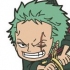 One Piece Tsumamare Pinched Strap: Zoro