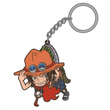 главная фотография One Piece Tsumamare Pinched Keychain: Portgas D. Ace