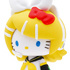 Mascot Key Chain Hello Kitty & Vocaloid: Hello Kitty Kagamine Rin Ver.