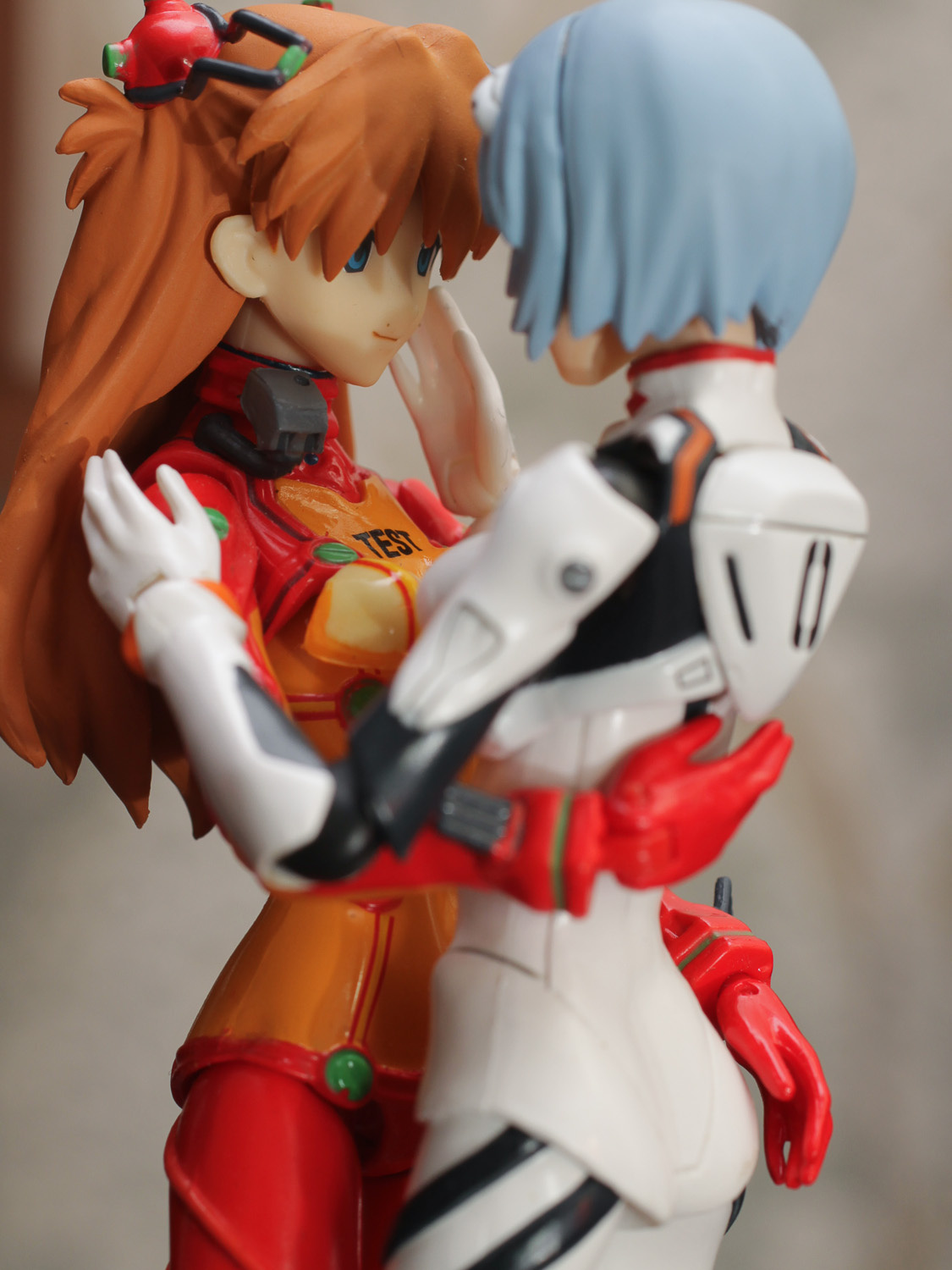 Отмеченные фигурки: figma Asuka Shikinami Test Plug Suit Ver., figma Rei Ay...