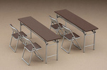 фотография 1/12 Posable Figure Accessory: Meeting Room Tables & Chairs