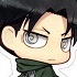 Attack on Titan Deka Keychain: Levi