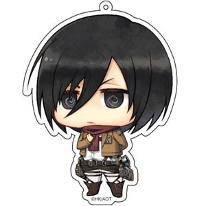 главная фотография Attack on Titan Deka Keychain: Mikasa Ackerman Salute ver.