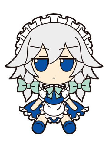 главная фотография FumoFumo Rubber Keychain: Sakuya Izayoi