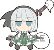 фотография FumoFumo Rubber Keychain: Youmu Konpaku