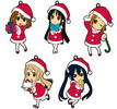 фотография K-On!! Trading Rubber Strap Christmas ver.: Azusa Nakano